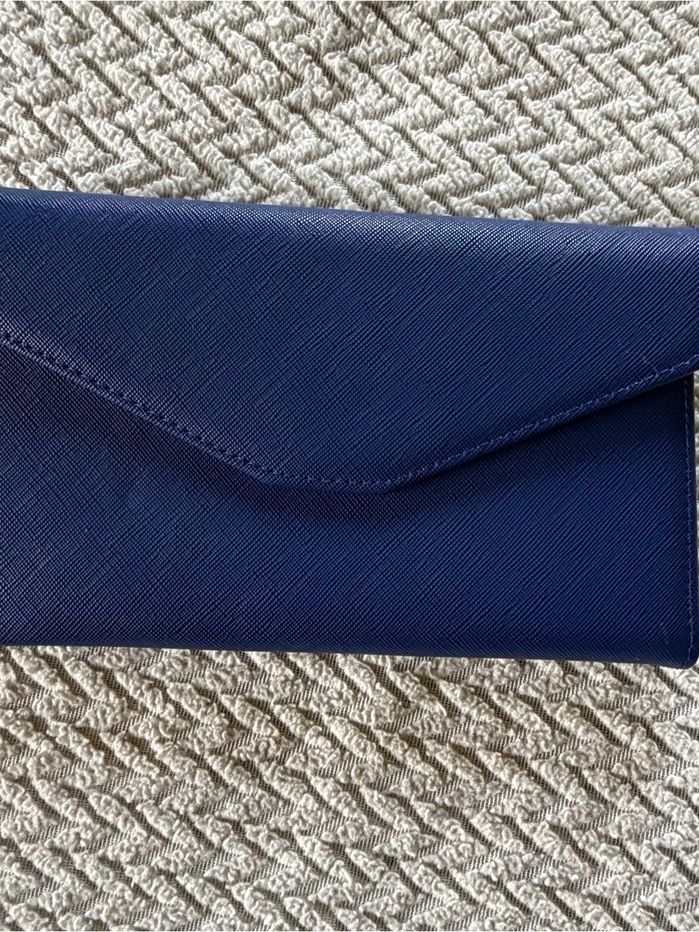 Zoppen Classic Navy Envelope Clutch Travel Wallet - Women's Bag